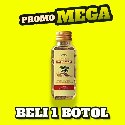 PROMO MEGA MKA - 1 BOTOL MINYAK KAYU AYAM
